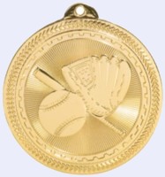 1 ¾" Brite Baseball Medal