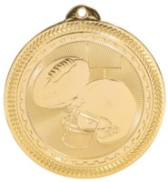 2 in. Brite Football Medal