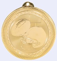 2 in. Brite Football Medal